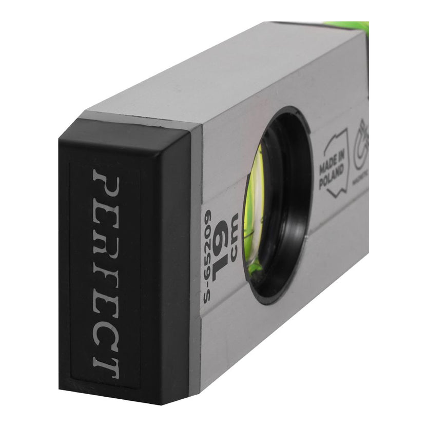 STALCO PERFECT Poziomnica kieszonkowa 19cm z magnesem