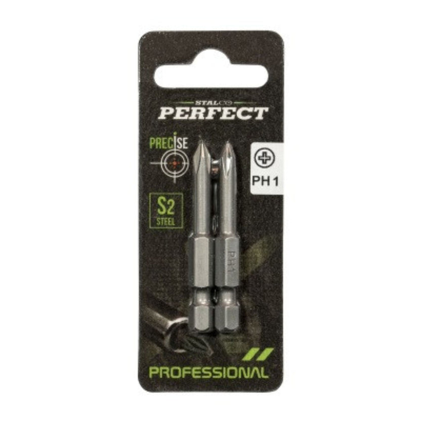 STALCO PERFECT Końcówka bit 1/4" Phillips (blister)