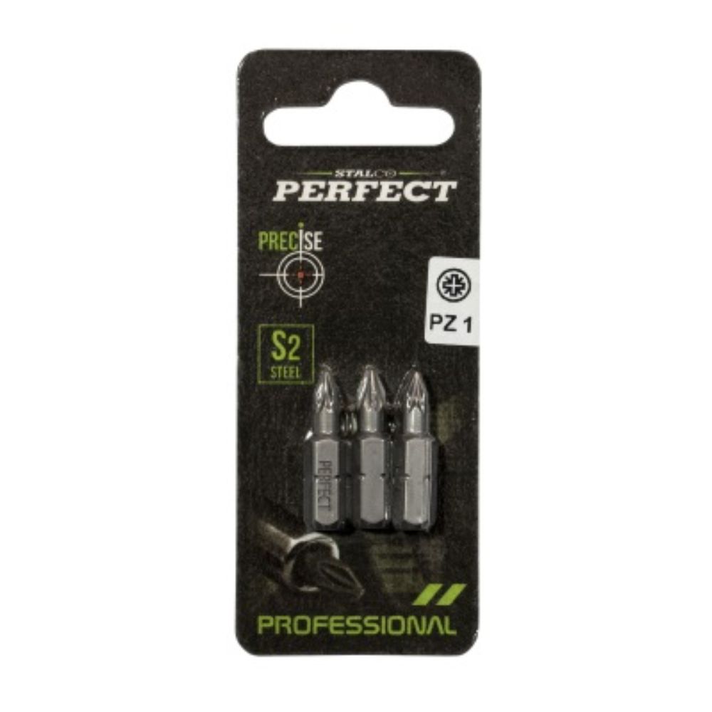 Końcówka bit 1/4" Pozidriv PZ - blister | STALCO PERFECT
