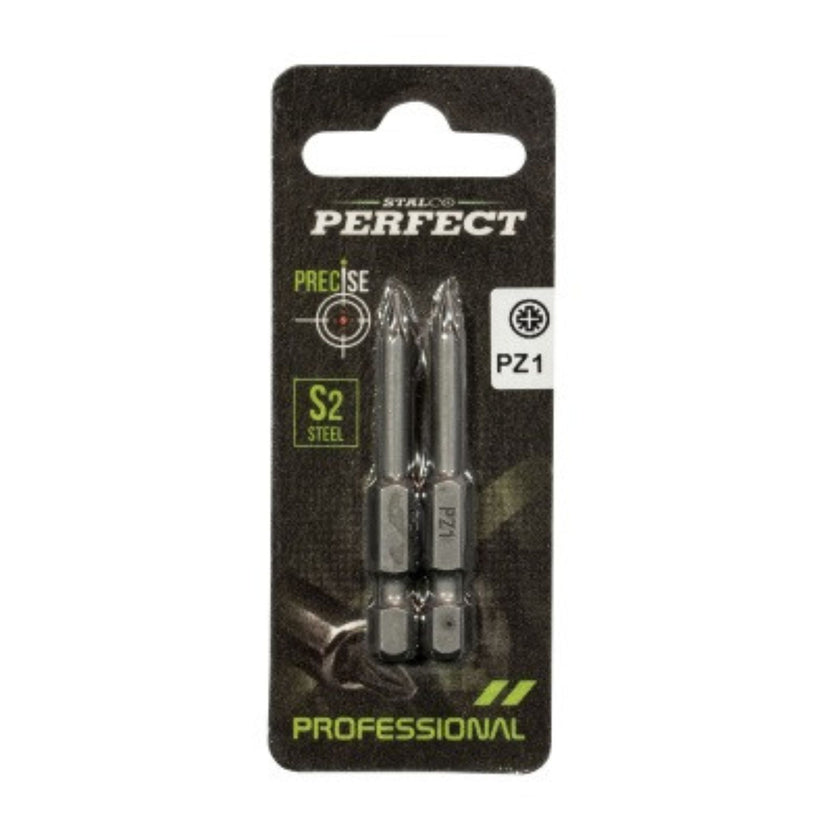 STALCO PERFECT Końcówka bit 1/4" Pozidriv (blister)
