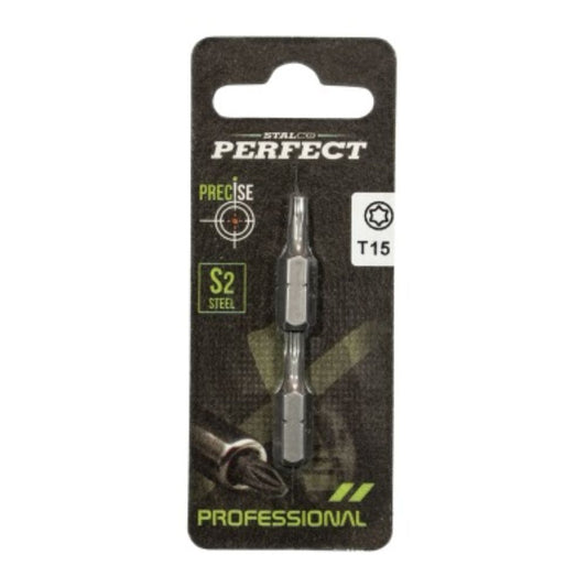 Końcówka bit 1/4" - TORX T30x25mm (blister 2 szt.) | STALCO PERFECT