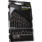 STALCO PERFECT Wiertła do metalu HSS-G DIN340 szlifowane 1.5-6.5mm (13 el.)