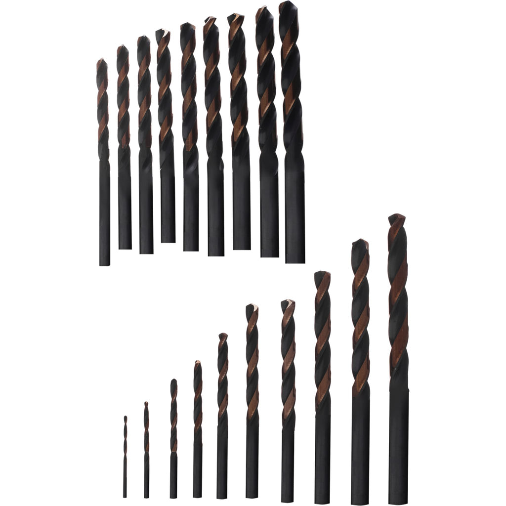 STALCO PERFECT Wiertła do metalu HSS-G DIN338 szlifowane 1.0-10.0mm (19 el.)