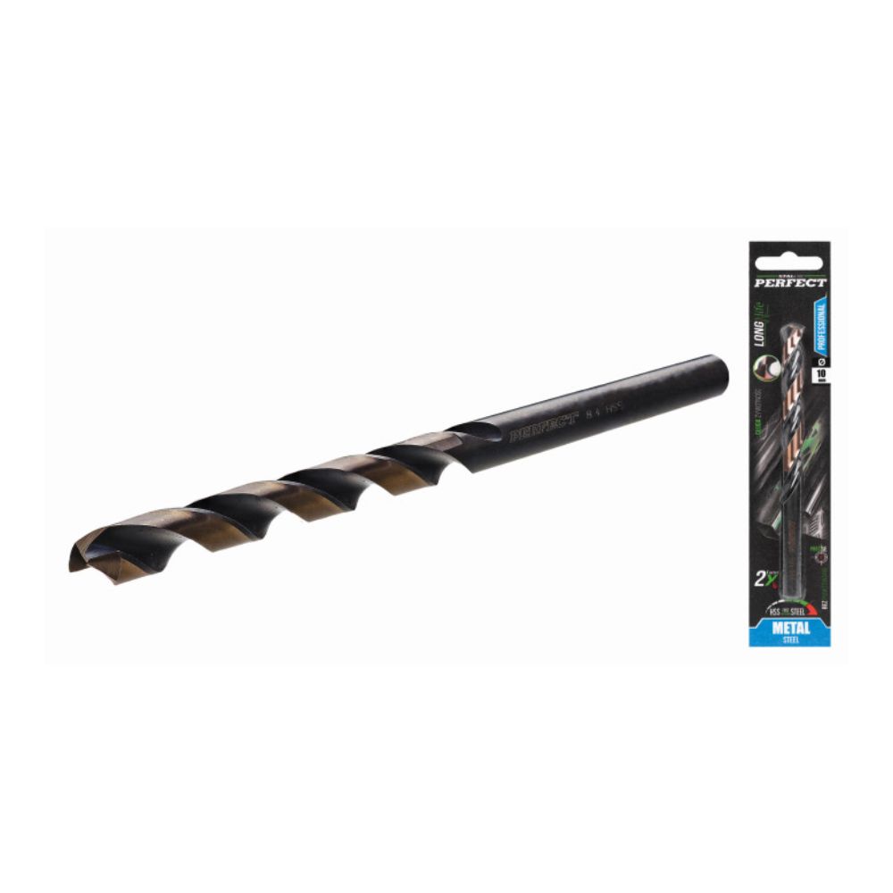 STALCO PERFECT Wiertło do metalu HSS długie - blister