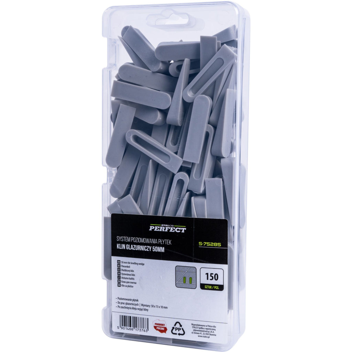 STALCO PERFECT Kliny glazurnicze 50 x 13 x 10 mm (150 szt.)
