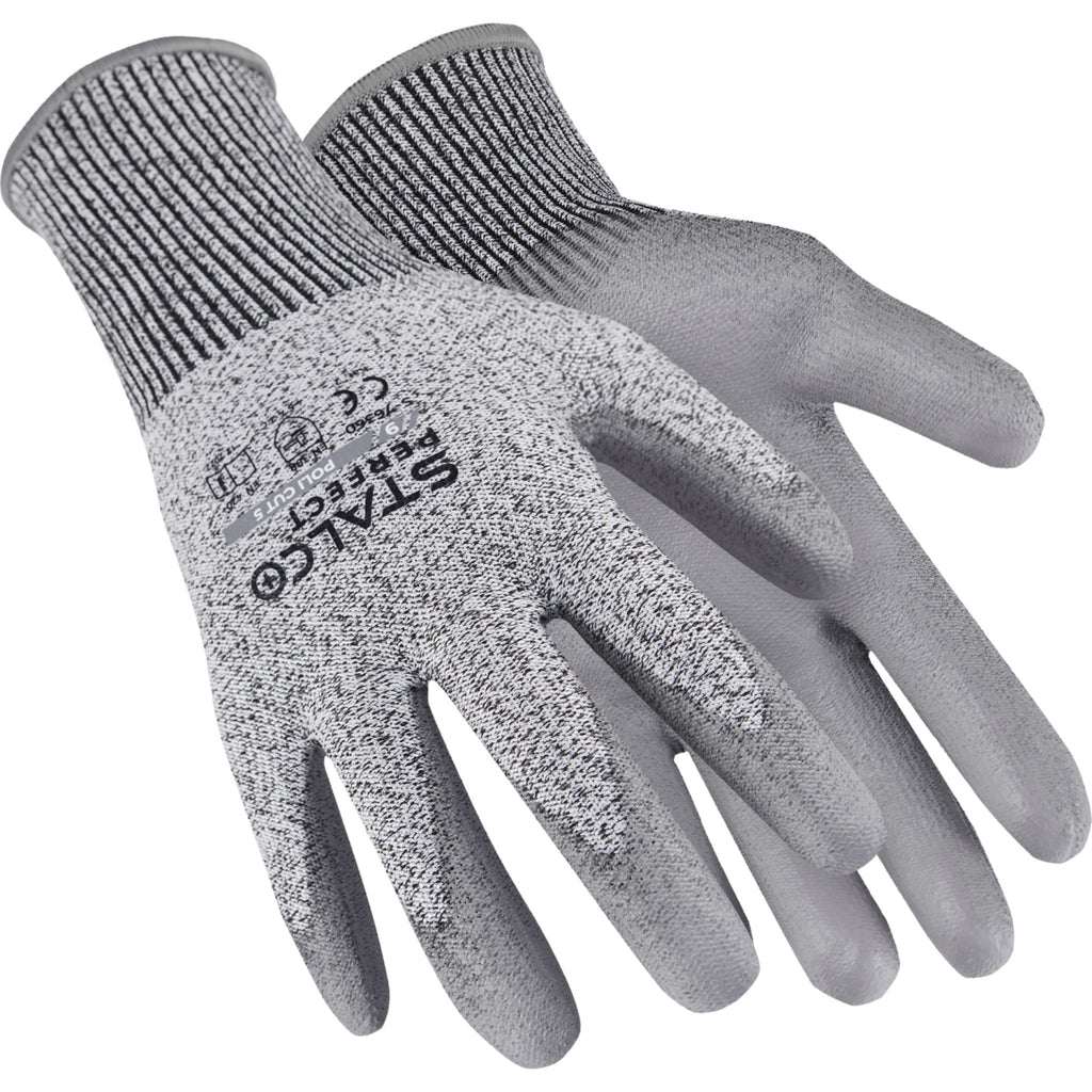 STALCO PERFECT Rękawice poliestrowe POLI CUT 5