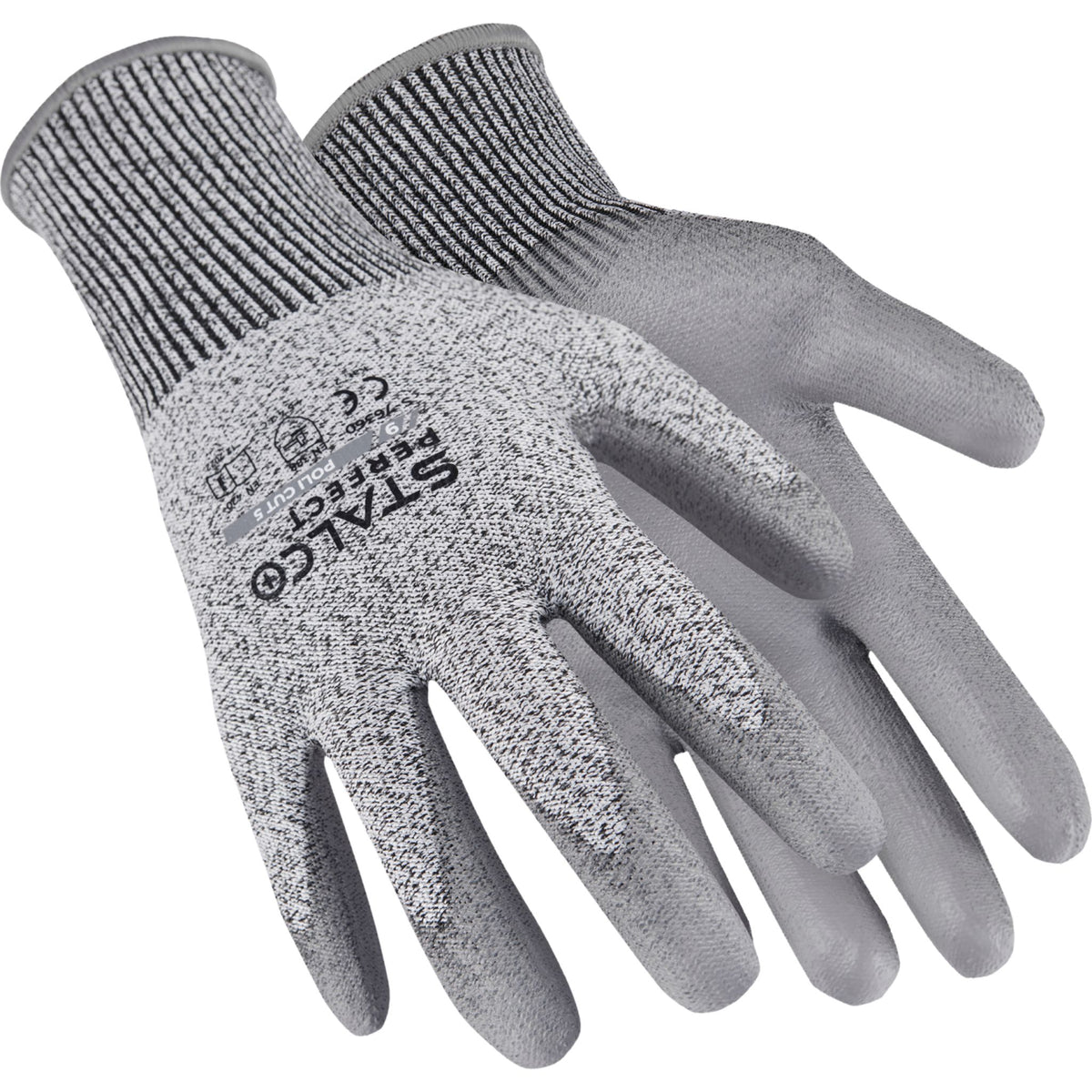 STALCO PERFECT Rękawice poliestrowe POLI CUT 5