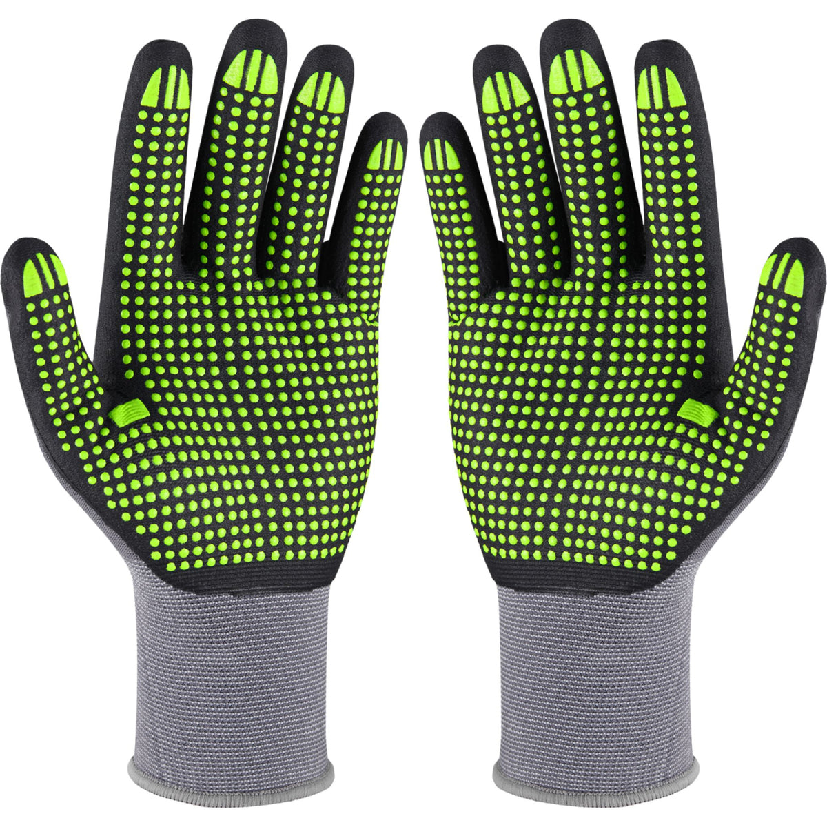 STALCO PERFECT Rękawice nylonowe "NITRILE FLEX DOTS"