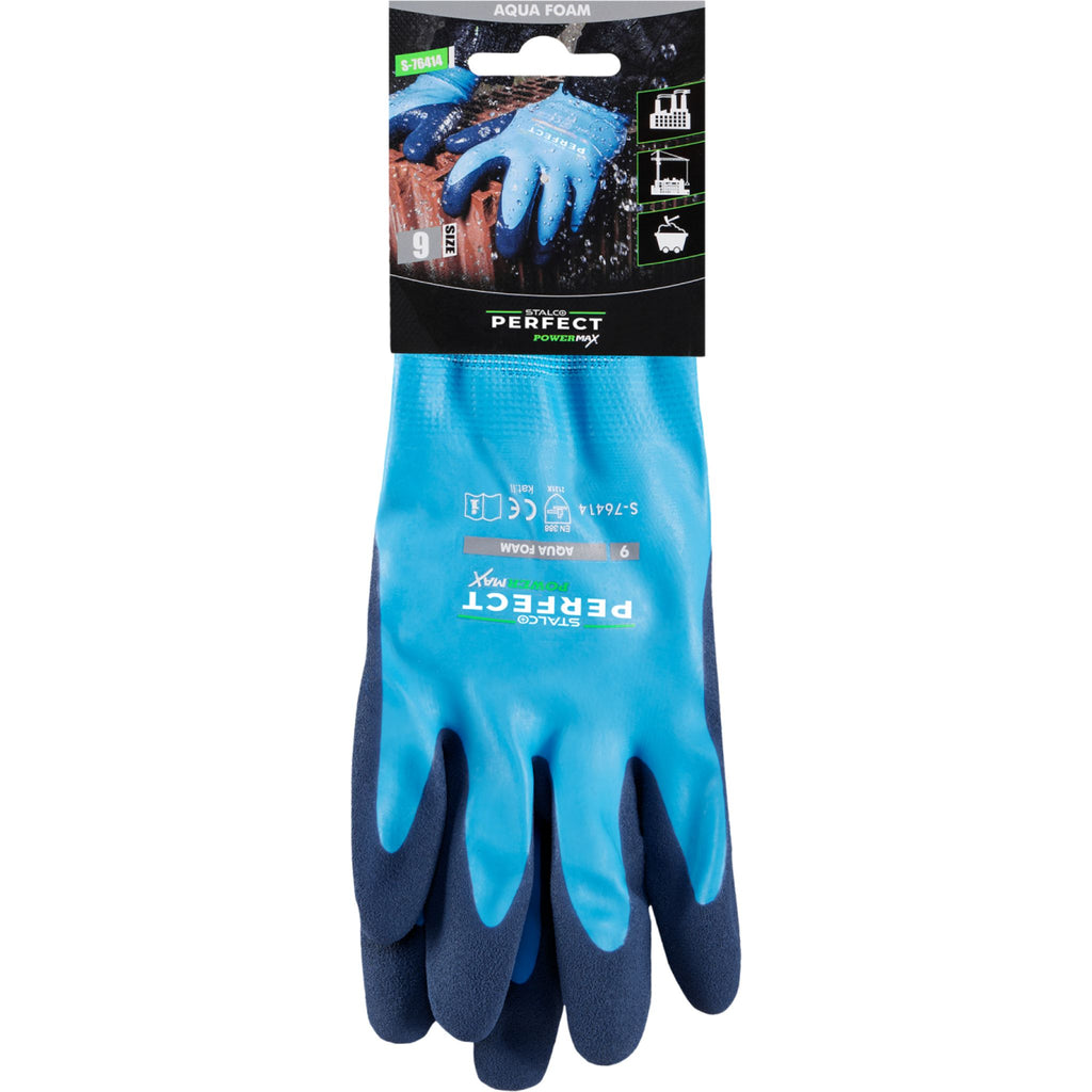 STALCO PERFECT Rękawice nylonowe AQUA FOAM