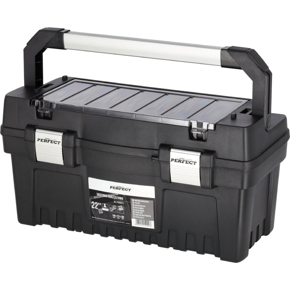 Skrzynka narzędziowa 22" (548x274x286mm) | STALCO PERFECT