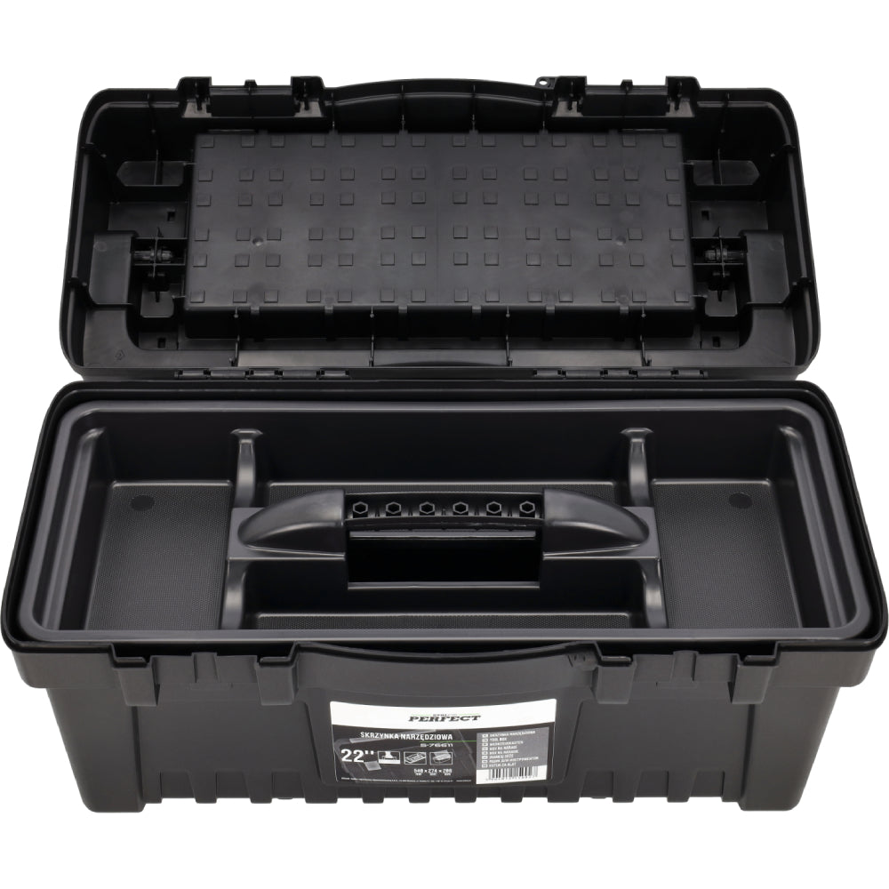 Skrzynka narzędziowa 22" (548x274x286mm) | STALCO PERFECT