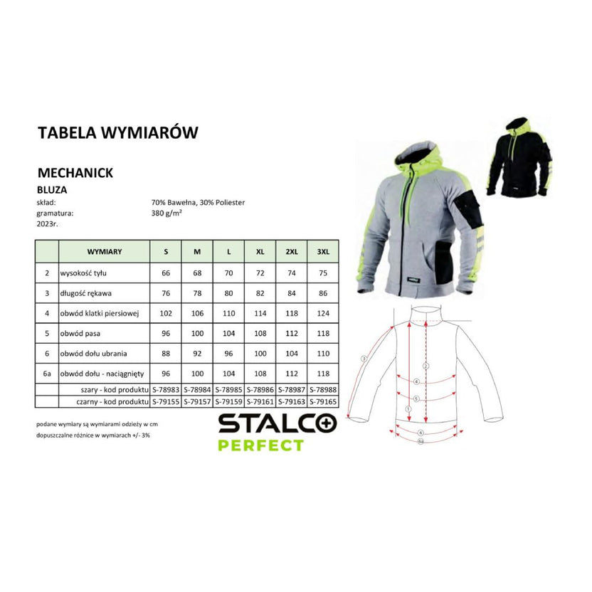 STALCO PERFECT Bluza męska "MECHANICK"