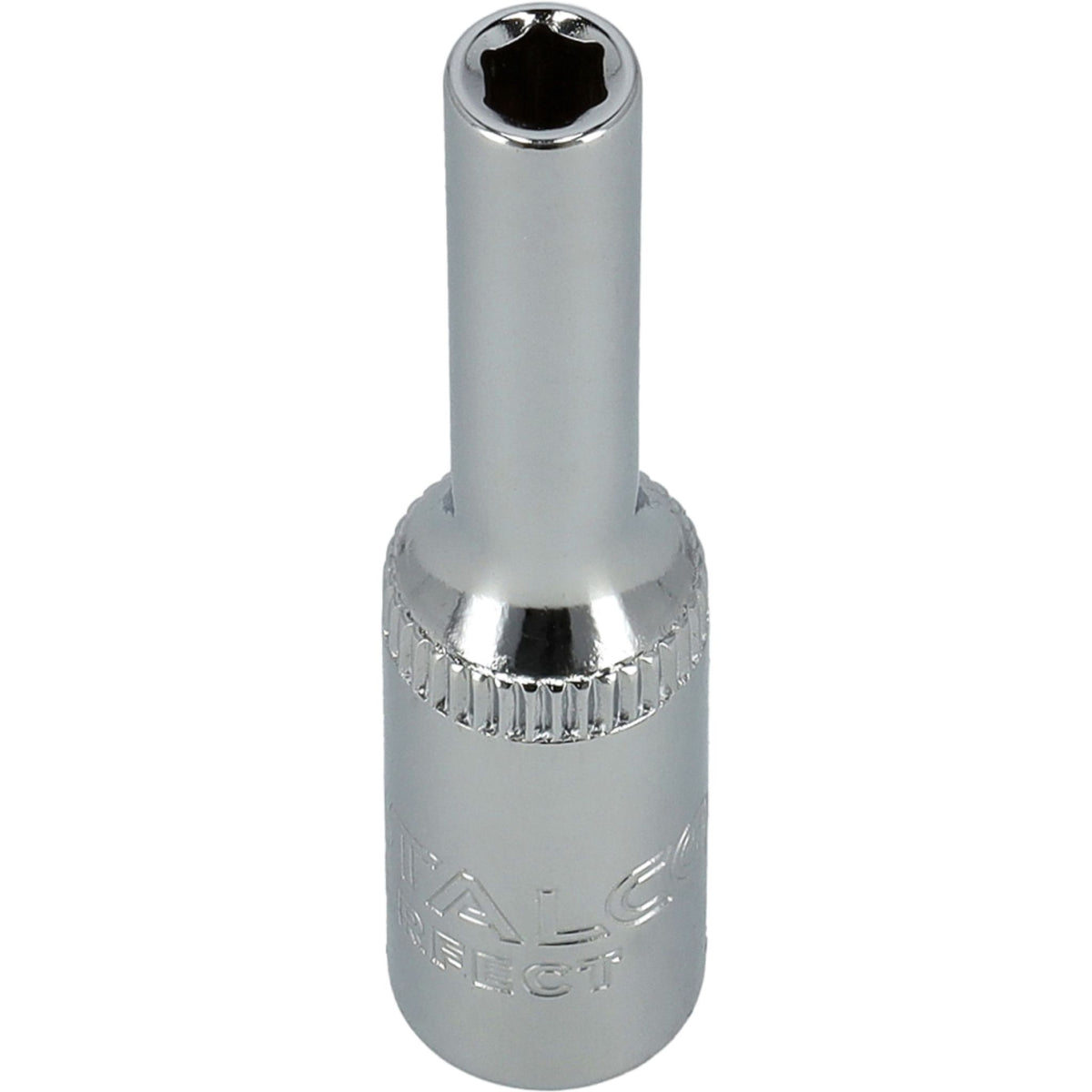 STALCO PERFECT Nasadka sześciokątna głęboka 1/4" CrV
