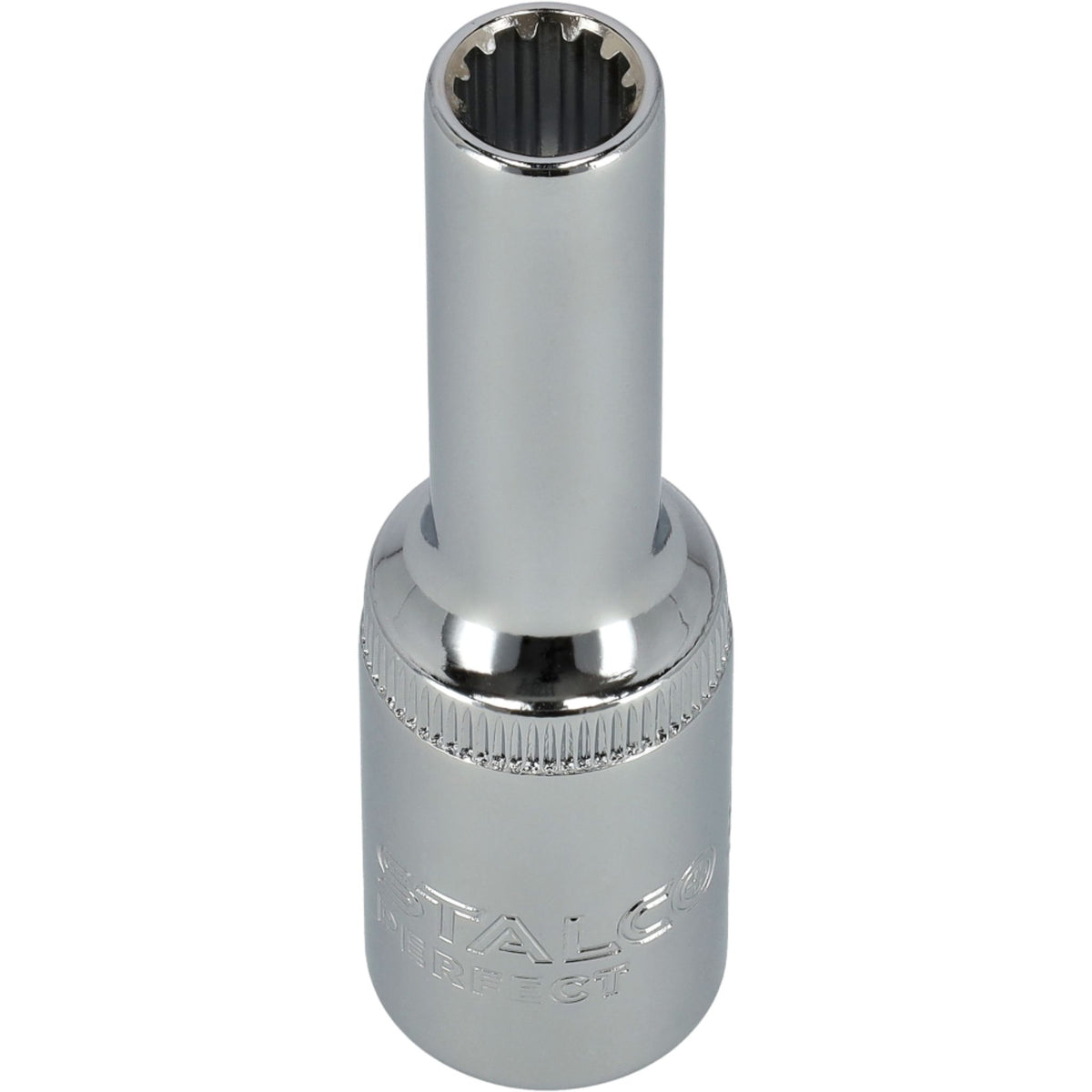 STALCO PERFECT Nasadka SPLINE głęboka 1/2" CrV