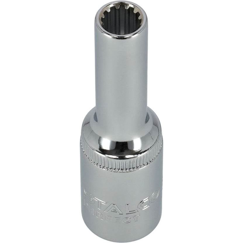 STALCO PERFECT Nasadka SPLINE głęboka 1/2" CrV