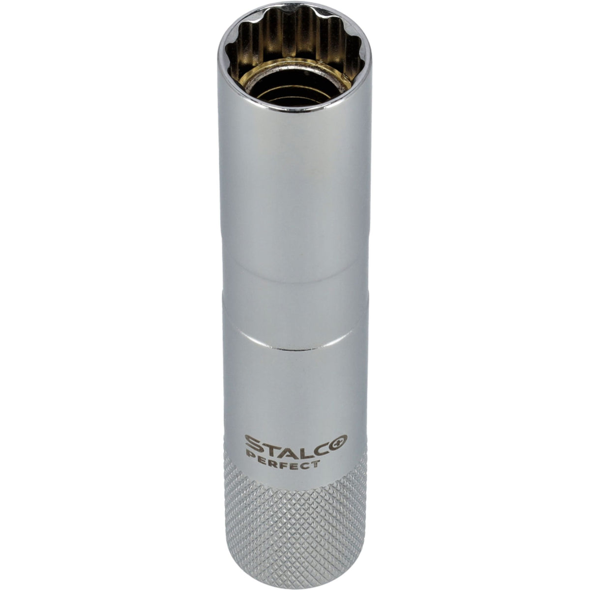 STALCO PERFECT Nasadka do świec dwunastokątna magnetyczna 3/8" 14mm CrV