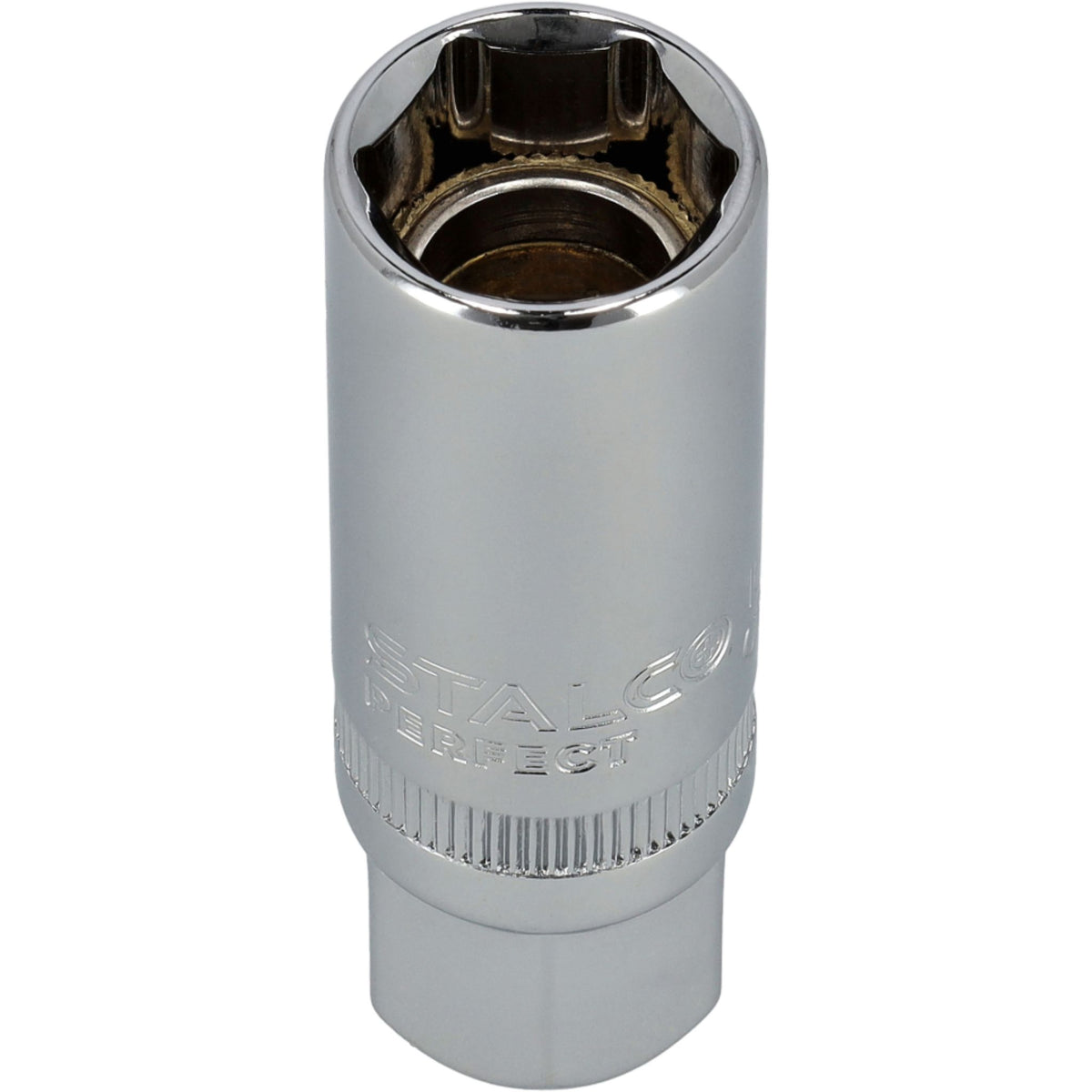 STALCO PERFECT Nasadka do świec sześciokątna magnetyczna 3/8" 16mm CrV