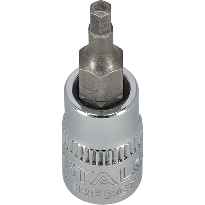 STALCO PERFECT Klucz trzpieniowy HEX na nasadce 1/4" S2 CrV