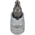 STALCO PERFECT Klucz trzpieniowy POZIDRIV na nasadce 1/4" S2 CrV
