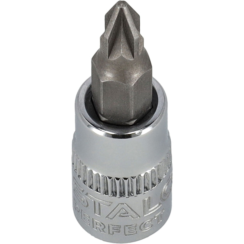 STALCO PERFECT Klucz trzpieniowy POZIDRIV na nasadce 1/4" S2 CrV
