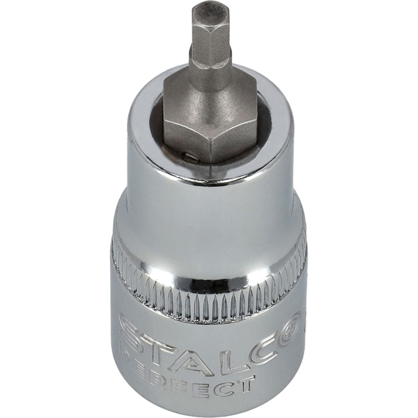 STALCO PERFECT Klucz trzpieniowy HEX na nasadce 1/2" 55mm S2 CrV