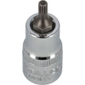 STALCO PERFECT Klucz trzpieniowy SPLINE na nasadce 1/2" 100mm S2 CrV