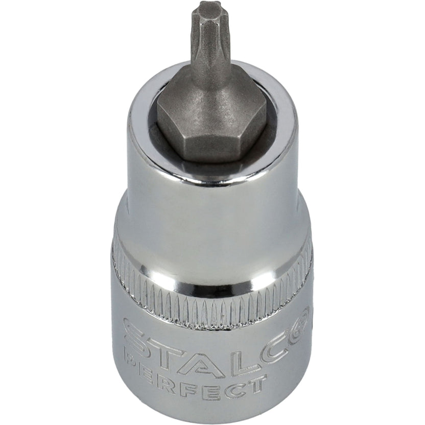 STALCO PERFECT Klucz trzpieniowy TORX na nasadce 1/2" 55mm S2 CrV