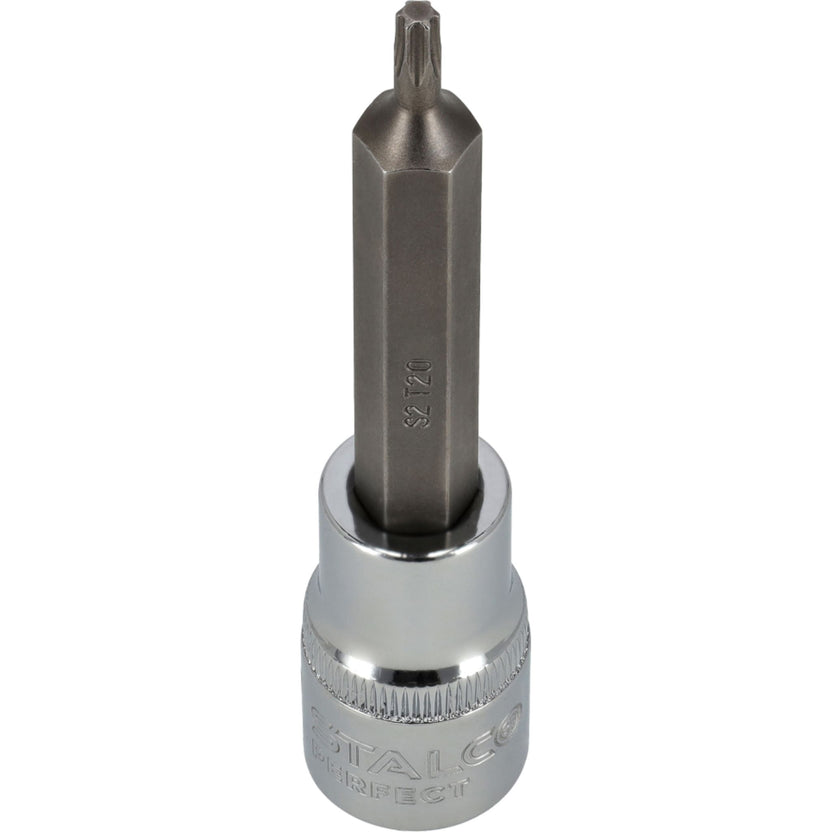 STALCO PERFECT Klucz trzpieniowy TORX na nasadce 1/2" 100mm S2 CrV