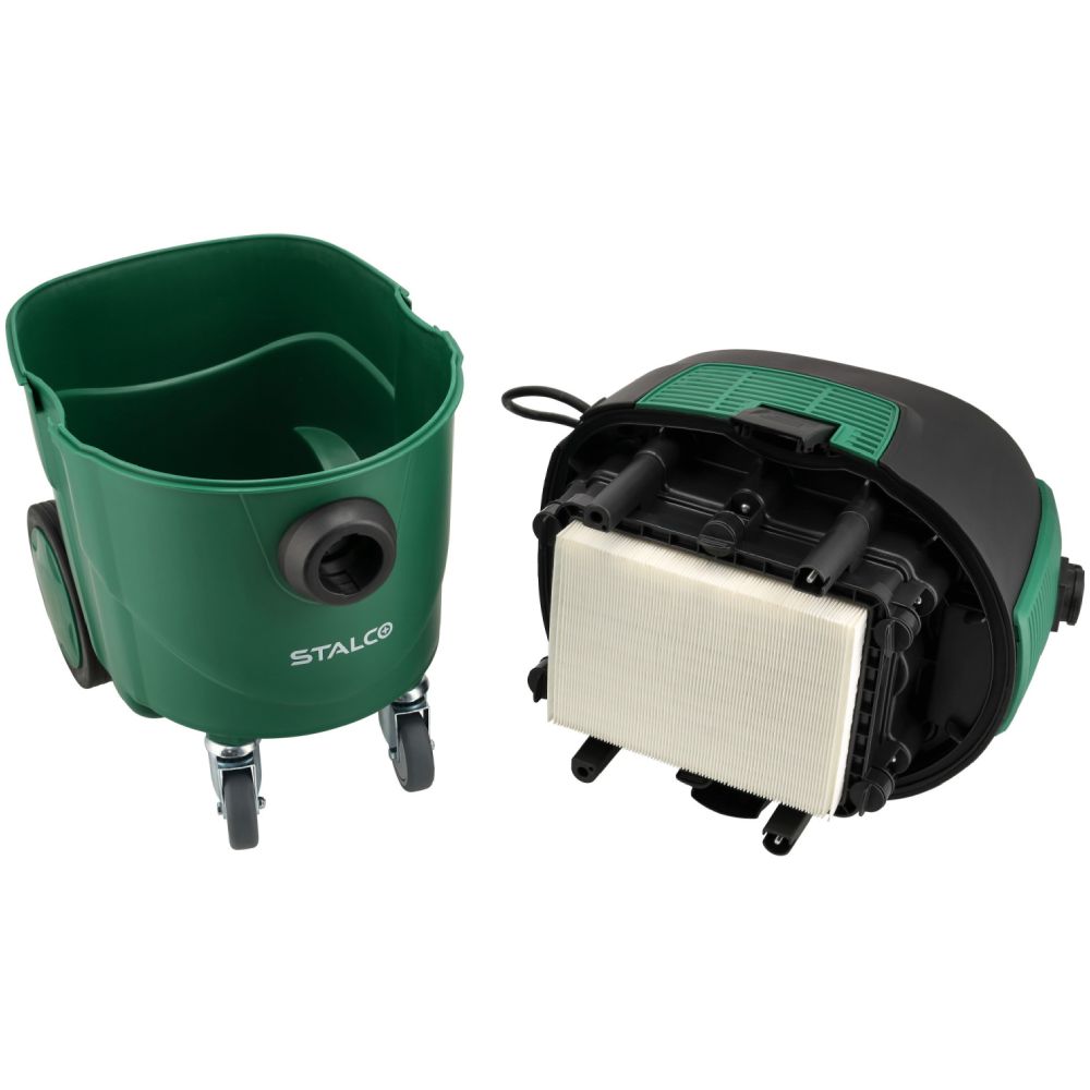 Odkurzacz budowlany do pracy na sucho i mokro VCS30AC | STALCO