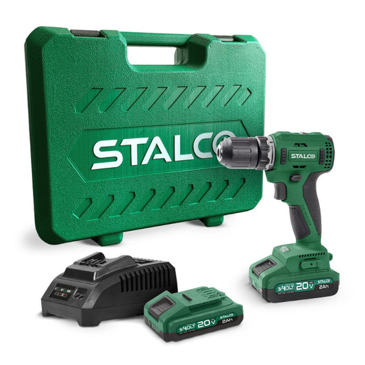 Akumulatorowa wiertarko-wkrętarka DS20-55BL | STALCO
