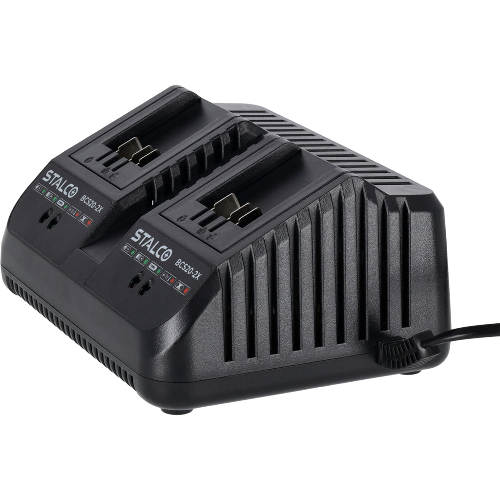 Ładowarka podwójna 4A 20V 105W BCS20-2X S-VOLT | STALCO