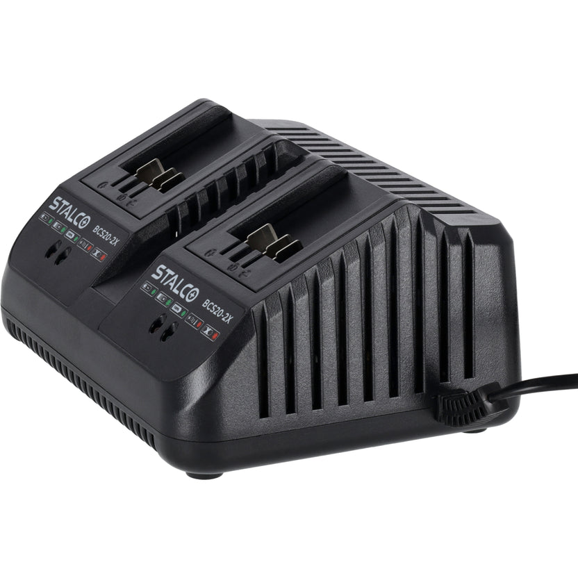 STALCO Ładowarka podwójna 4A 20V 105W BCS20-2X S-VOLT