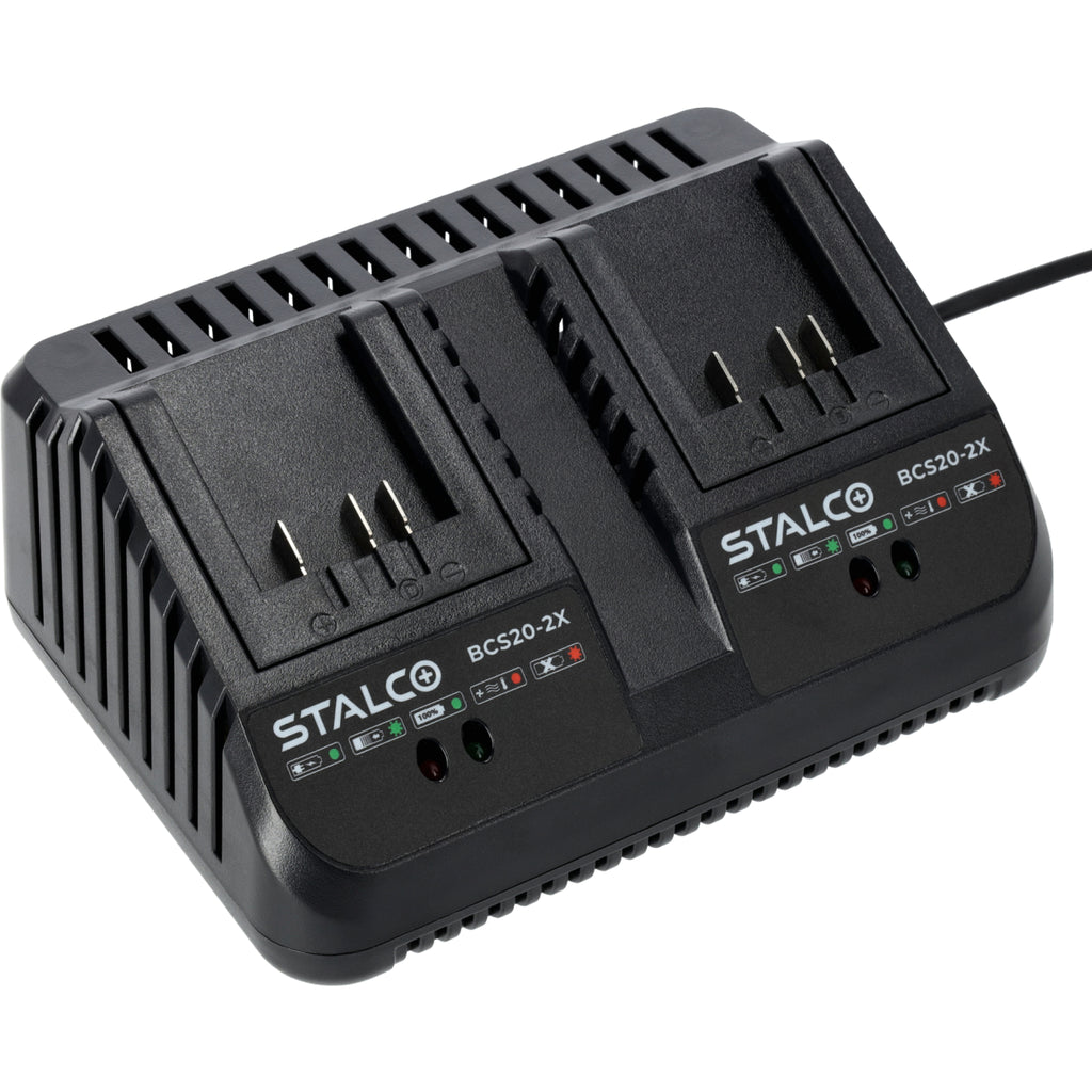 Ładowarka podwójna 4A 20V 105W BCS20-2X S-VOLT | STALCO