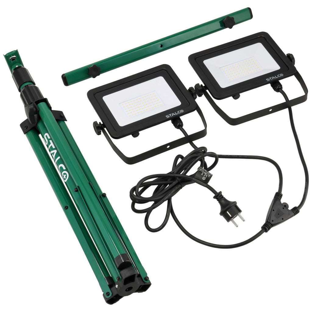 STALCO Reflektor budowlany 2x50W FLS-100W