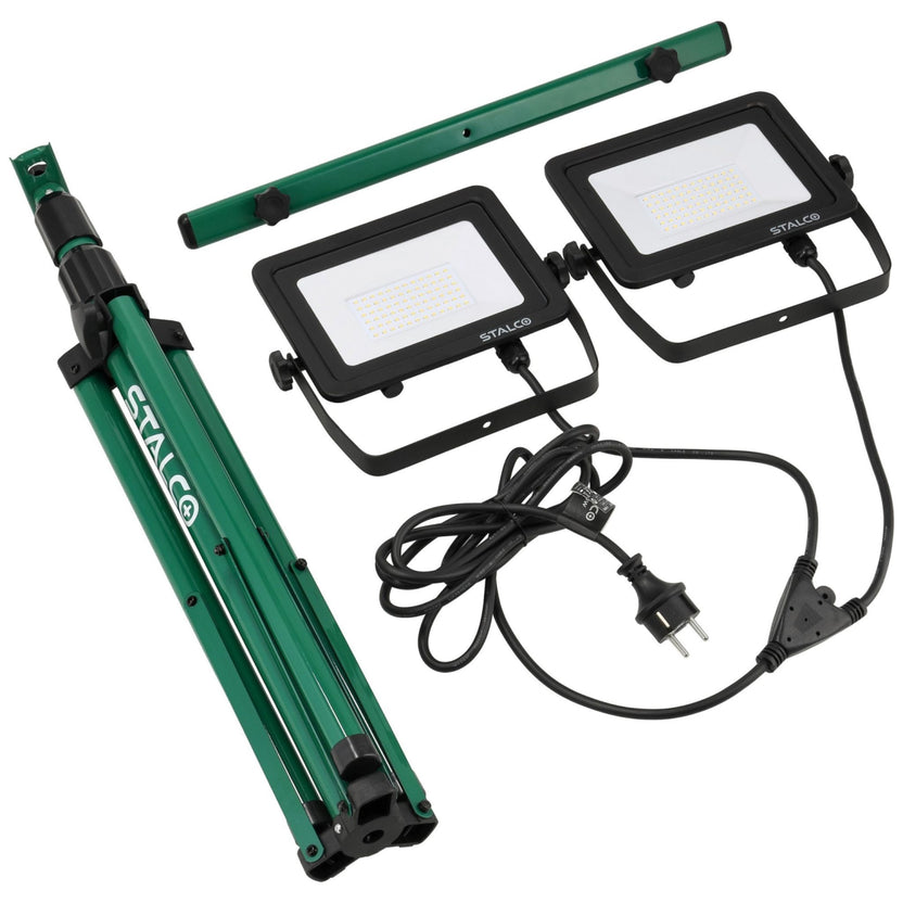 STALCO Reflektor budowlany 2x50W FLS-100W