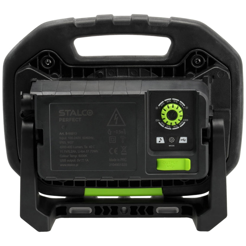 STALCO PERFECT Reflektor akumulatorowy LED LUM-X C-FL40W BT