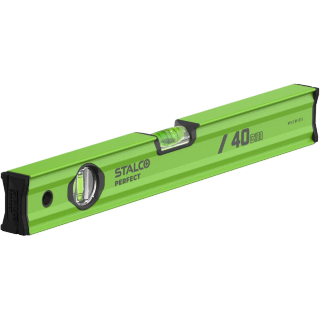STALCO PERFECT Poziomnica VSERIES limonka