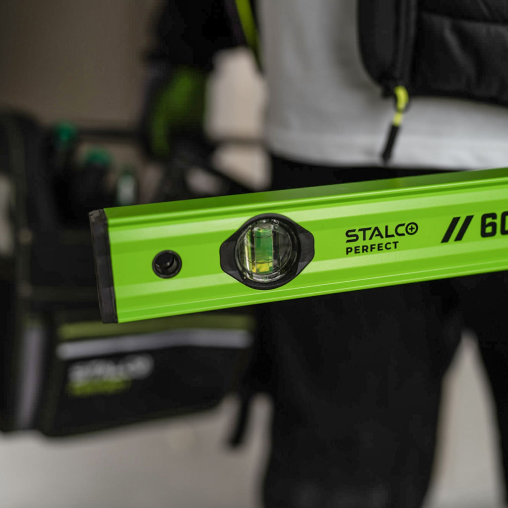 STALCO PERFECT Poziomnica VSERIES limonka
