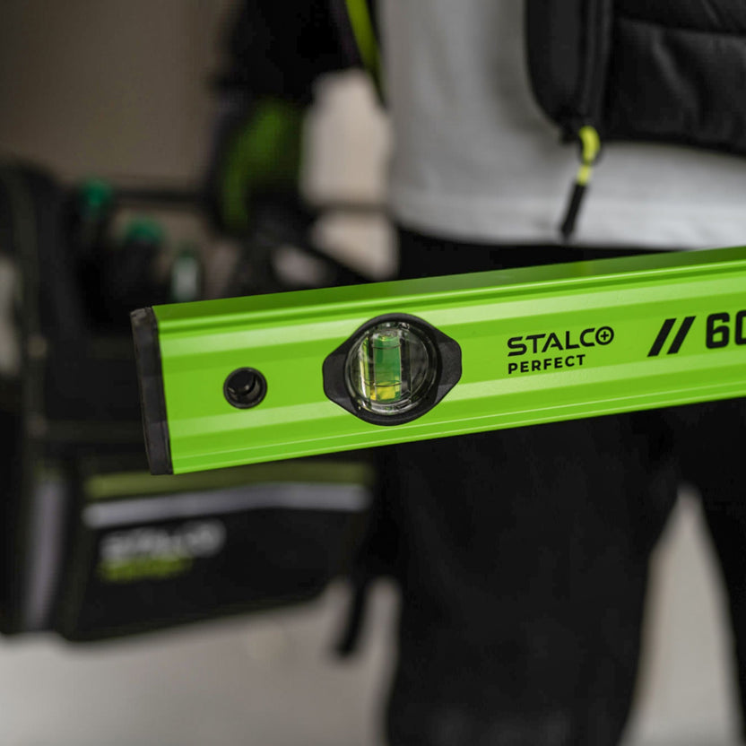 STALCO PERFECT Poziomnica VSERIES limonka