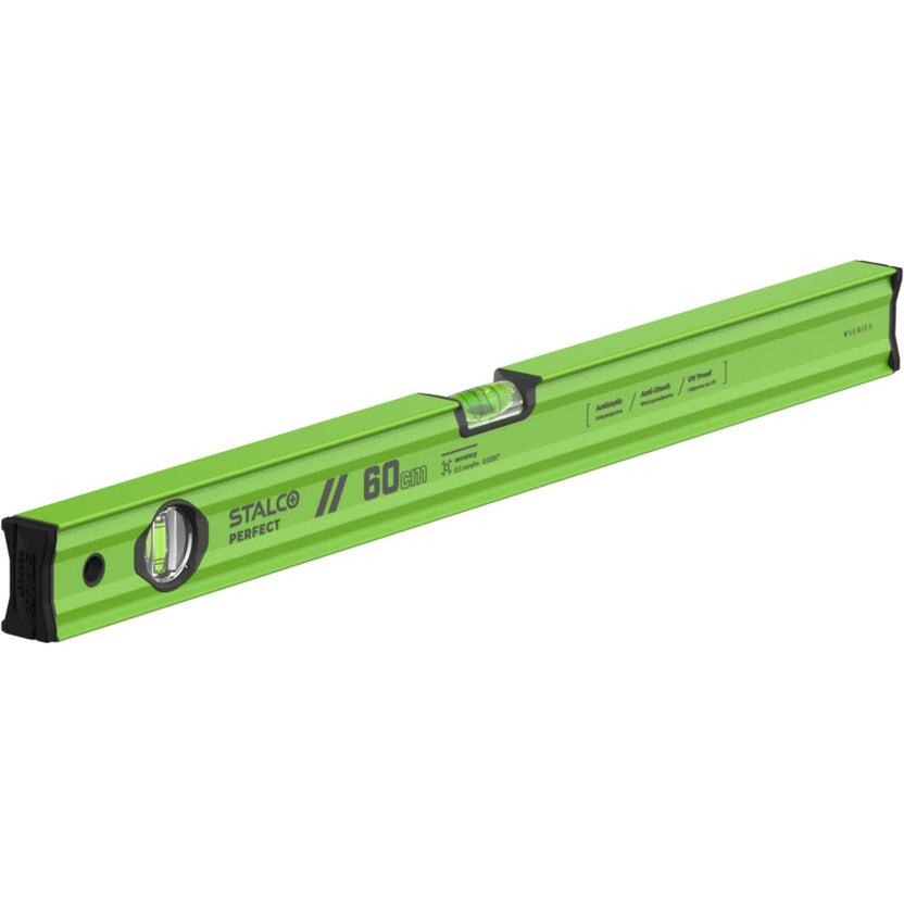 STALCO PERFECT Poziomnica VSERIES limonka