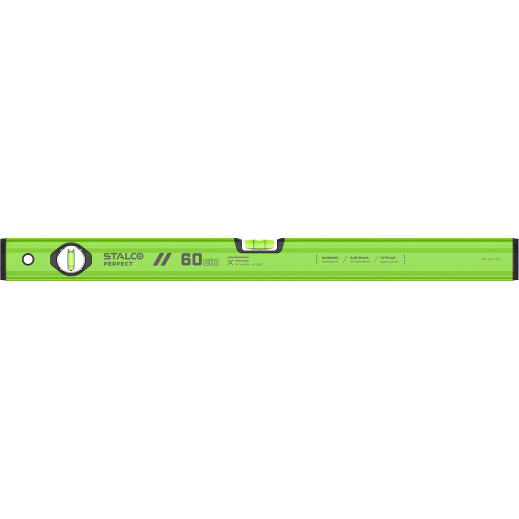 STALCO PERFECT Poziomnica VSERIES limonka