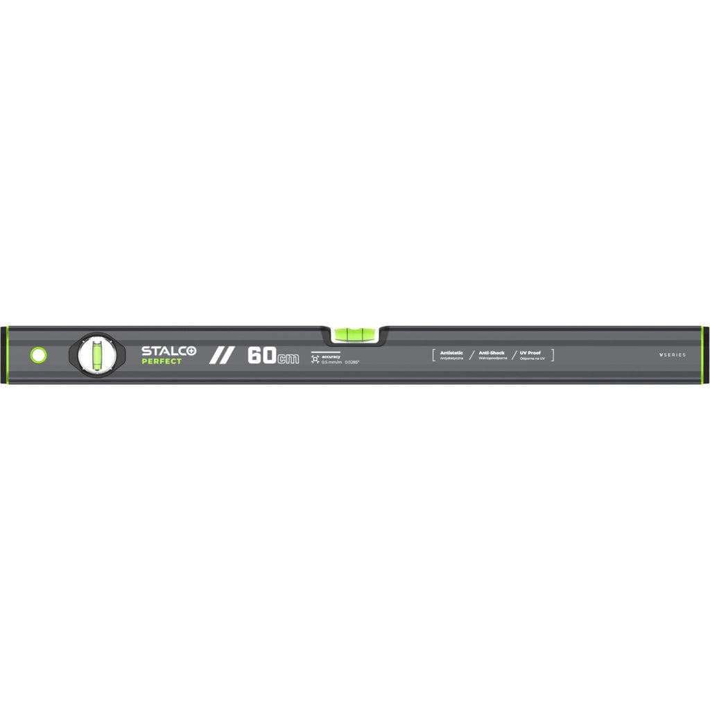 STALCO PERFECT Poziomnica VSERIES antracyt