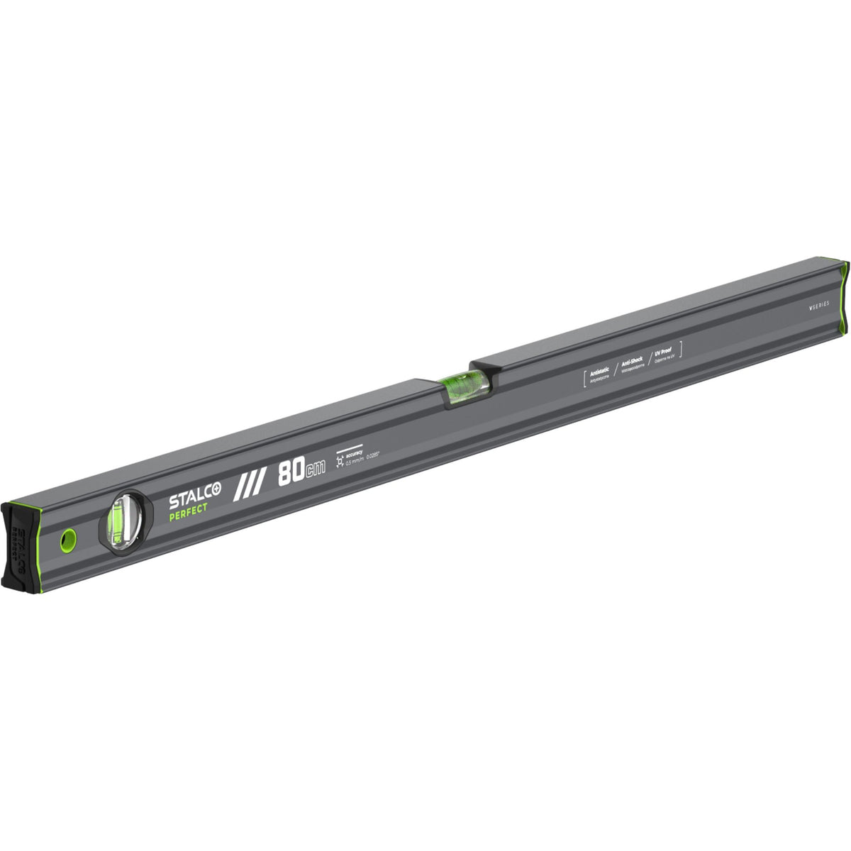 STALCO PERFECT Poziomnica VSERIES antracyt 80 cm