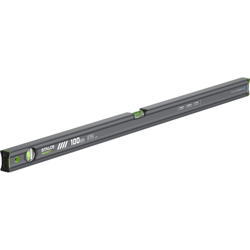 STALCO PERFECT Poziomnica VSERIES magnetyczna antracyt