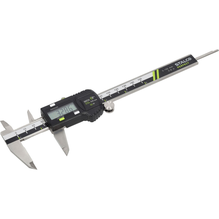 STALCO PERFECT Suwmiarka cyfrowa (dokładność 0,01mm / bateria 3,0V)