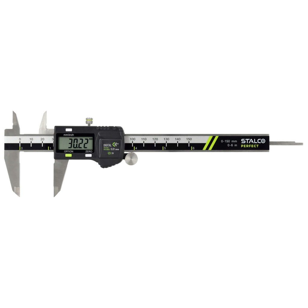 STALCO PERFECT Suwmiarka cyfrowa (dokładność 0,01mm / bateria 3,0V)