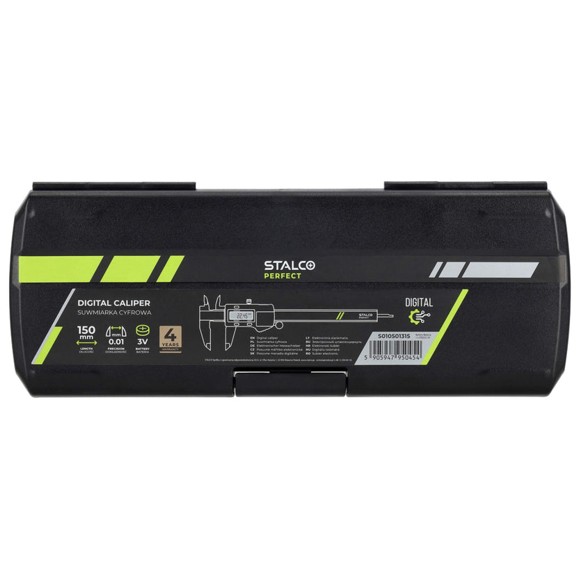 STALCO PERFECT Suwmiarka cyfrowa (dokładność 0,01mm / bateria 3,0V)