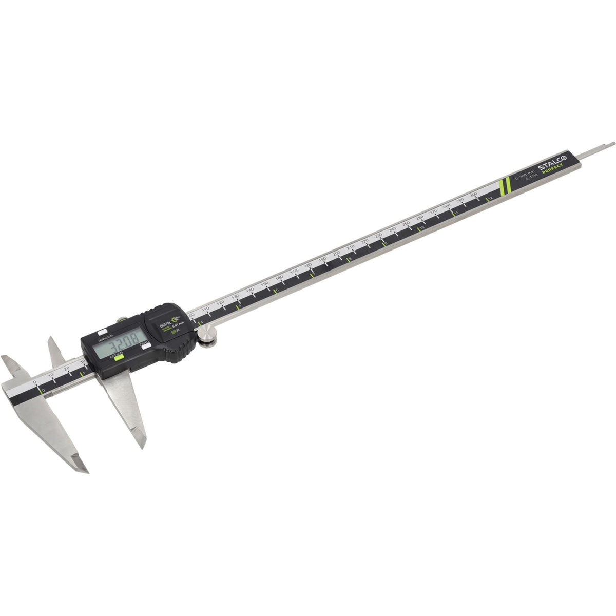 STALCO PERFECT Suwmiarka cyfrowa (dokładność 0,01mm / bateria 3,0V) 0 - 300 mm