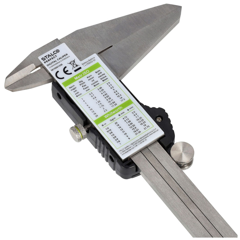 STALCO PERFECT Suwmiarka cyfrowa (dokładność 0,01mm / bateria 3,0V)