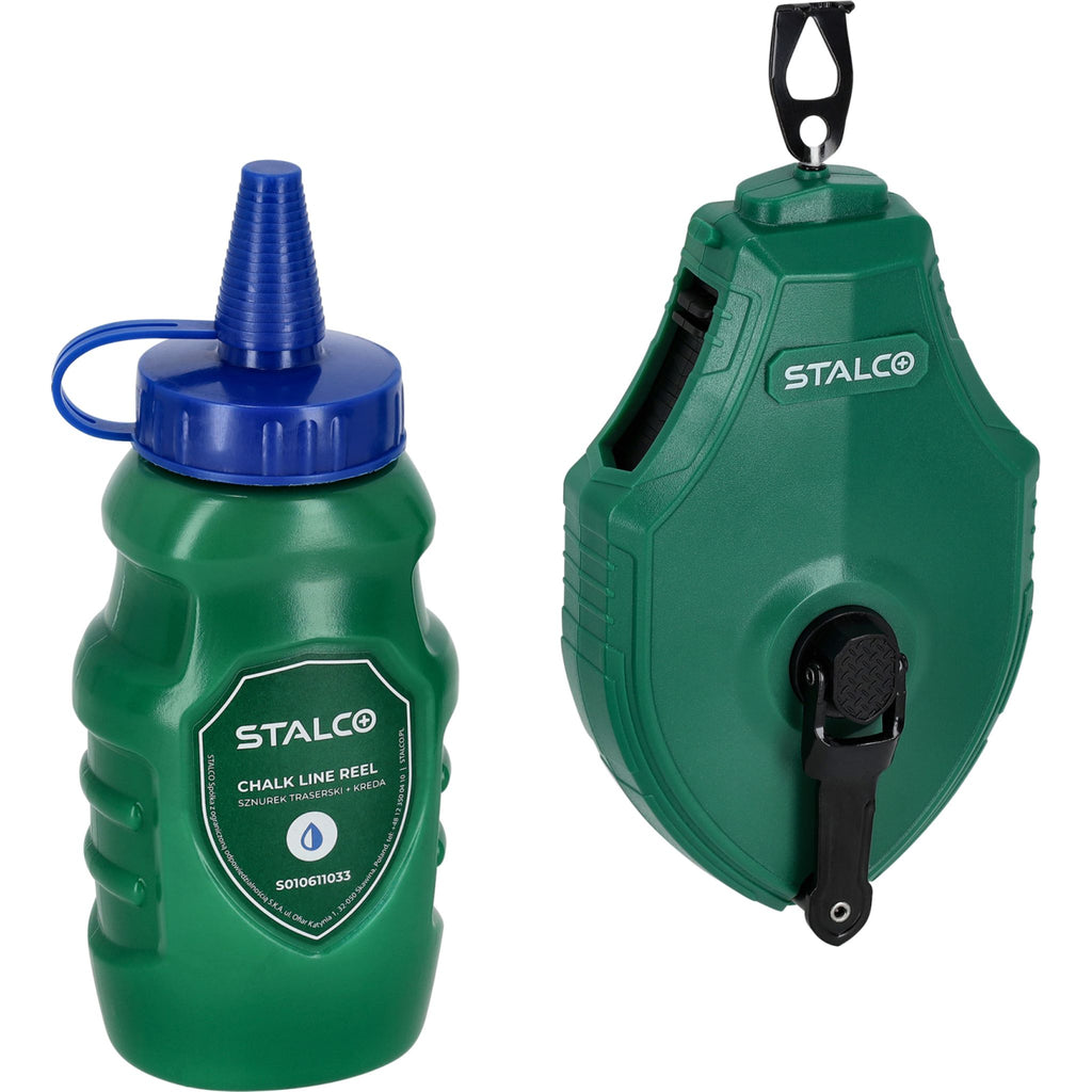 STALCO Sznurek traserski 30m + kreda 120g
